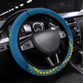 NRL Eels NAIDOC Week Steering Wheel Cover Keep The Fire Burning Indigenous Art
