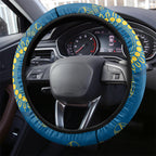 NRL Eels NAIDOC Week Steering Wheel Cover Keep The Fire Burning Indigenous Art