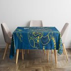 Custom NRL Eels NAIDOC Week Tablecloth Keep The Fire Burning Indigenous Art