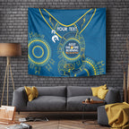 Custom NRL Eels NAIDOC Week Tapestry Keep The Fire Burning Indigenous Art