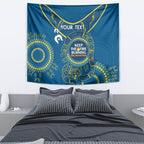 Custom NRL Eels NAIDOC Week Tapestry Keep The Fire Burning Indigenous Art