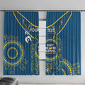 Custom NRL Eels NAIDOC Week Window Curtain Keep The Fire Burning Indigenous Art