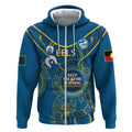 Custom NRL Eels NAIDOC Week Zip Hoodie Keep The Fire Burning Indigenous Art