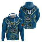 Custom NRL Eels NAIDOC Week Zip Hoodie Keep The Fire Burning Indigenous Art