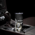 New Zealand and Ireland Rugby Skinny Tumbler All Black Maori Mix Shamrocks