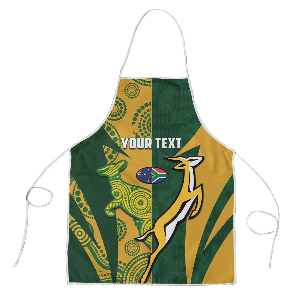 South Africa Australia Rugby Custom Apron Springboks Wallabies Together - Aussie Hoodie