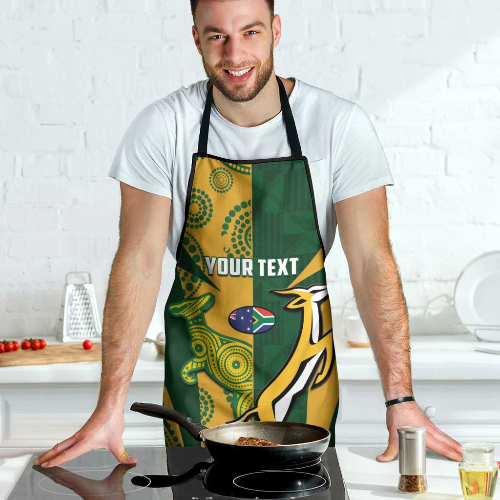 South Africa Australia Rugby Custom Apron Springboks Wallabies Together - Aussie Hoodie