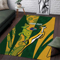 South Africa Australia Rugby Custom Area Rug Springboks Wallabies Together - Aussie Hoodie