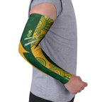 South Africa Australia Rugby Custom Arm Sleeves Springboks Wallabies Together - Aussie Hoodie
