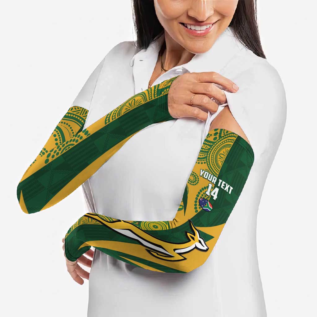 South Africa Australia Rugby Custom Arm Sleeves Springboks Wallabies Together - Aussie Hoodie