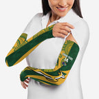 South Africa Australia Rugby Custom Arm Sleeves Springboks Wallabies Together - Aussie Hoodie