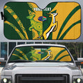 South Africa Australia Rugby Custom Auto Sun Shade Springboks Wallabies Together - Aussie Hoodie