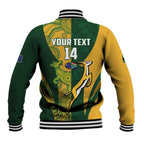 South Africa Australia Rugby Custom Baseball Jacket Springboks Wallabies Together - Aussie Hoodie