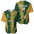 South Africa Australia Rugby Custom Baseball Jersey Springboks Wallabies Together - Aussie Hoodie