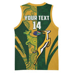 South Africa Australia Rugby Custom Basketball Jersey Springboks Wallabies Together - Aussie Hoodie
