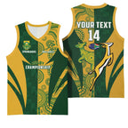 South Africa Australia Rugby Custom Basketball Jersey Springboks Wallabies Together - Aussie Hoodie