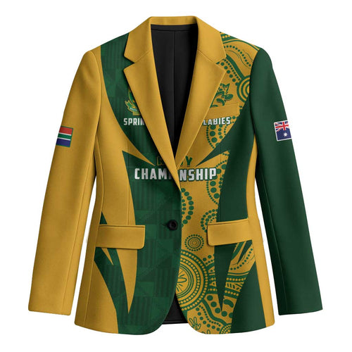 South Africa Australia Rugby Custom Blazer Springboks Wallabies Together - Aussie Hoodie