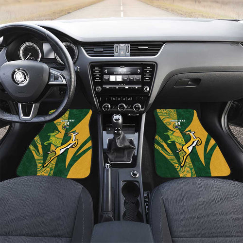 South Africa Australia Rugby Custom Car Mats Springboks Wallabies Together - Aussie Hoodie