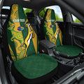 South Africa Australia Rugby Custom Car Seat Cover Springboks Wallabies Together - Aussie Hoodie