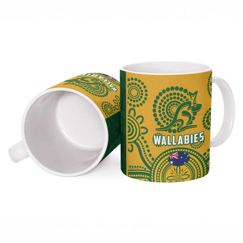South Africa Australia Rugby Ceramic Mug Springboks Wallabies Together - Aussie Hoodie