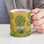 South Africa Australia Rugby Ceramic Mug Springboks Wallabies Together - Aussie Hoodie