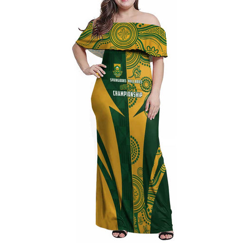 South Africa Australia Rugby Custom Family Matching Off Shoulder Maxi Dress and Hawaiian Shirt Springboks Wallabies Together - Aussie Hoodie