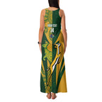 South Africa Australia Rugby Custom Family Matching Tank Maxi Dress and Hawaiian Shirt Springboks Wallabies Together - Aussie Hoodie