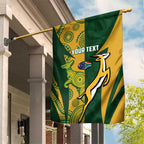 South Africa Australia Rugby Custom Garden Flag Springboks Wallabies Together - Aussie Hoodie
