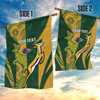 South Africa Australia Rugby Custom Garden Flag Springboks Wallabies Together - Aussie Hoodie