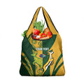 South Africa Australia Rugby Custom Grocery Bag Springboks Wallabies Together - Aussie Hoodie