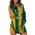 South Africa Australia Rugby Custom Hoodie Dress Springboks Wallabies Together - Aussie Hoodie