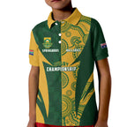 South Africa Australia Rugby Custom Kid Polo Shirt Springboks Wallabies Together - Aussie Hoodie