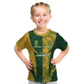 South Africa Australia Rugby Custom Kid T Shirt Springboks Wallabies Together - Aussie Hoodie