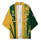 South Africa Australia Rugby Custom Kimono Springboks Wallabies Together - Aussie Hoodie