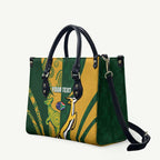 South Africa Australia Rugby Custom Leather Bag Springboks Wallabies Together - Aussie Hoodie