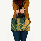 South Africa Australia Rugby Custom Leather Bag Springboks Wallabies Together - Aussie Hoodie