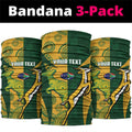 South Africa Australia Rugby Custom Neck Gaiter Springboks Wallabies Together - Aussie Hoodie