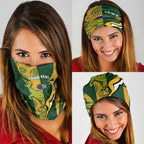South Africa Australia Rugby Custom Neck Gaiter Springboks Wallabies Together - Aussie Hoodie