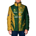 South Africa Australia Rugby Custom Padded Jacket Springboks Wallabies Together - Aussie Hoodie