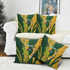 South Africa Australia Rugby Custom Pillow Cover Springboks Wallabies Together - Aussie Hoodie