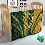 South Africa Australia Rugby Custom Quilt Springboks Wallabies Together - Aussie Hoodie