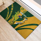 South Africa Australia Rugby Custom Rubber Doormat Springboks Wallabies Together - Aussie Hoodie