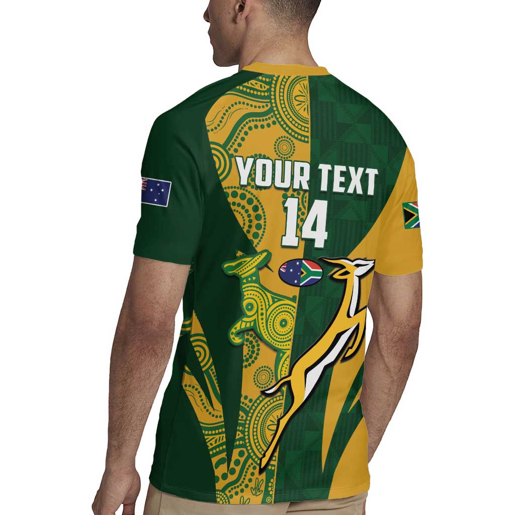 South Africa Australia Rugby Custom Rugby Jersey Springboks Wallabies Together - Aussie Hoodie