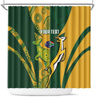 South Africa Australia Rugby Custom Shower Curtain Springboks Wallabies Together - Aussie Hoodie