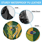 South Africa Australia Rugby Custom Spare Tire Cover Springboks Wallabies Together - Aussie Hoodie