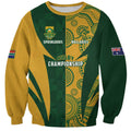 South Africa Australia Rugby Custom Sweatshirt Springboks Wallabies Together - Aussie Hoodie