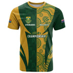 South Africa Australia Rugby Custom T Shirt Springboks Wallabies Together - Aussie Hoodie