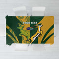 South Africa Australia Rugby Custom Tablecloth Springboks Wallabies Together - Aussie Hoodie