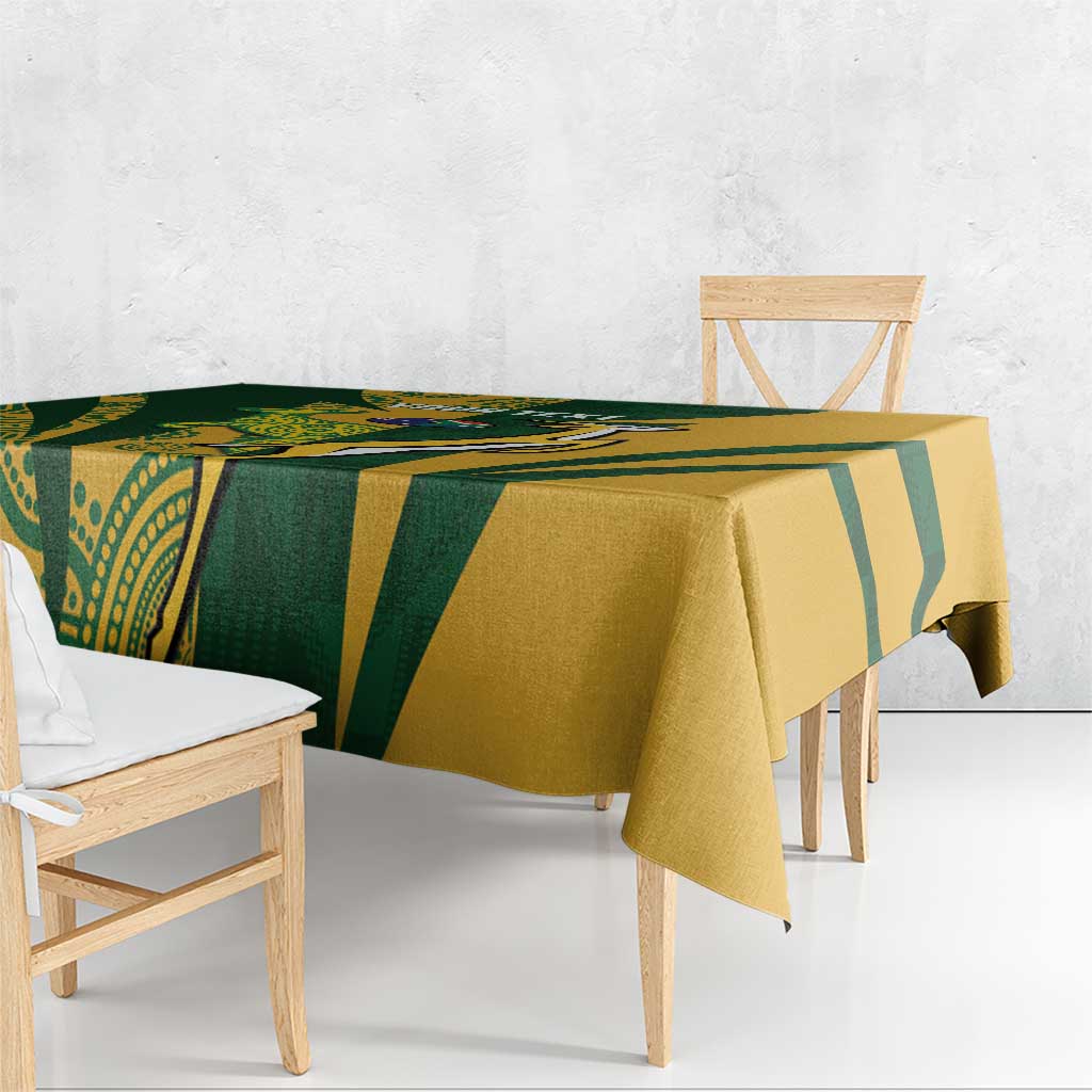 South Africa Australia Rugby Custom Tablecloth Springboks Wallabies Together - Aussie Hoodie