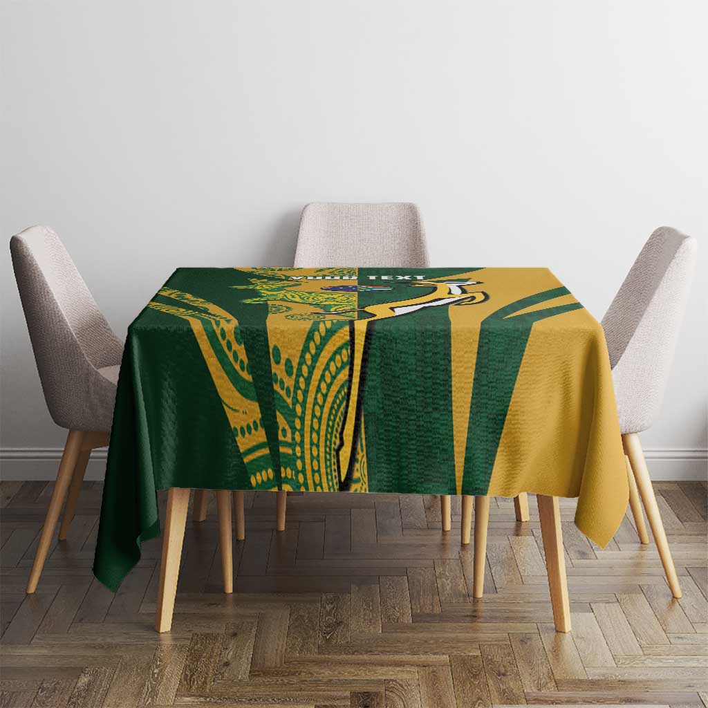 South Africa Australia Rugby Custom Tablecloth Springboks Wallabies Together - Aussie Hoodie